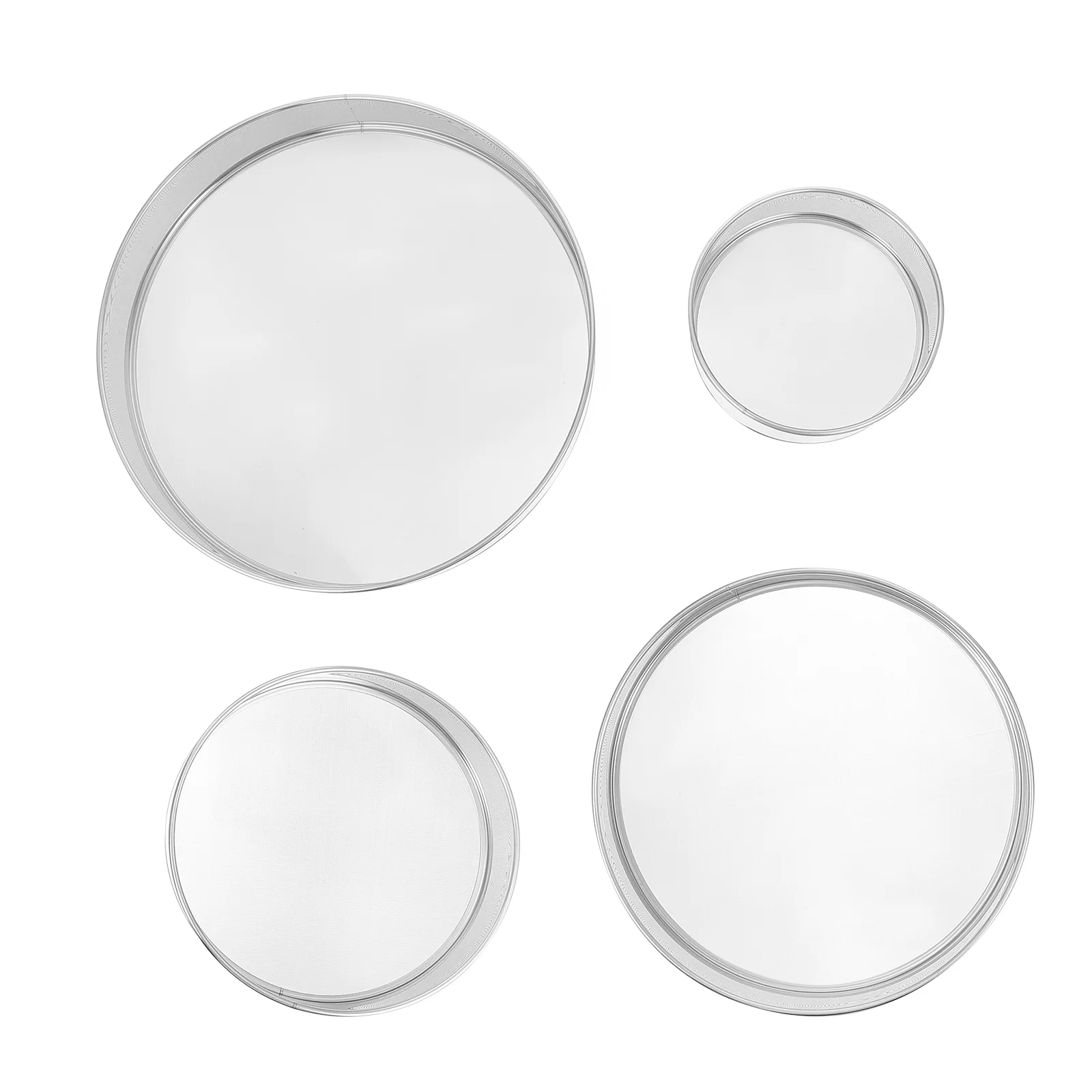 

4 Pcs Sieve Specialty Tools Powder Sugar Sifter Flour Sifting Strainer Fine Mesh Stainless Steel