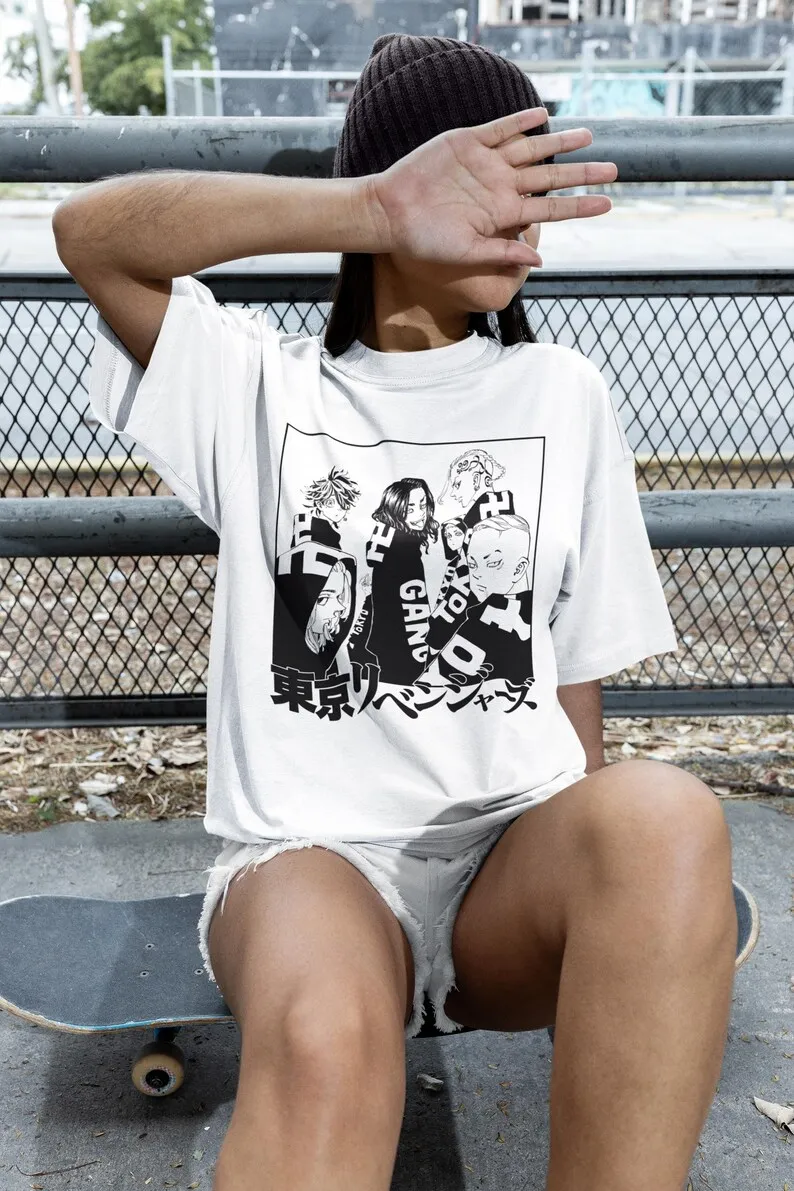 Футболка унисекс Street Fight Heroes — японский аниме-стиль 2010-х годов городская