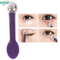 sleeping eye mask spatula face lift eye massager beauty tools dark circles eye cream divided scoop eye massage stick hot