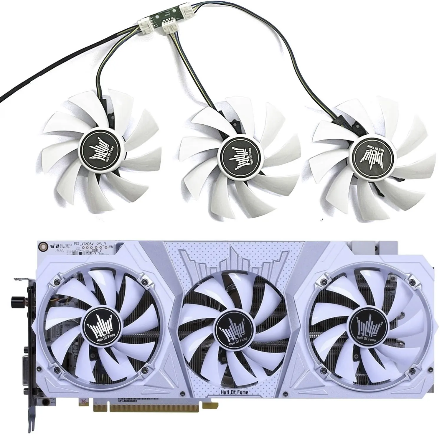 87MM 4PIN GA92S2H DC 12V 0.35A GTX1060 Hall of Fame Graphics Card Fan Replacement For Galax GTX 1060 1070 1080 Ti HOF GPU Cooler