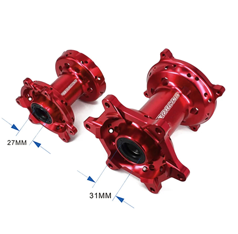 

JFG Anodized Surface 6061-T6 Aluminum CNC Machined Motorcycle Front Rear Blue Wheel Hubs For Honda motorcycle