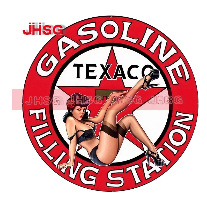 JHSG 13 см X Автомобильная наклейка Texaco бензиновый постер виниловая Оболочка