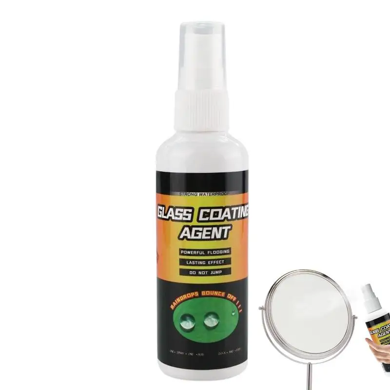 

Car Defogger Spray Anti Fog Spray For Windshield 100ML Waterproof Glass Cleaner Spray For Automotive Interior Glass And Mirrors