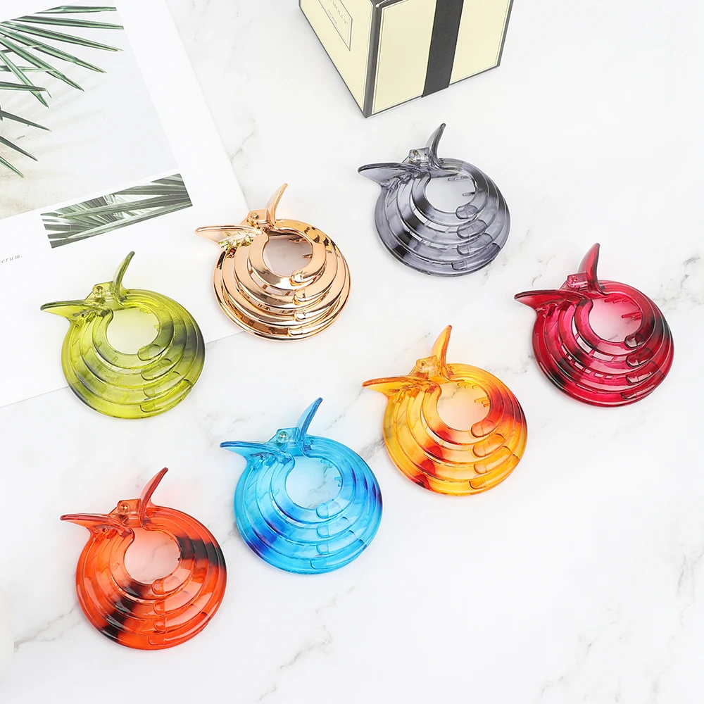 Шикарные волосы коготь для Для женщин шпильки хвост держатель заколки волос с