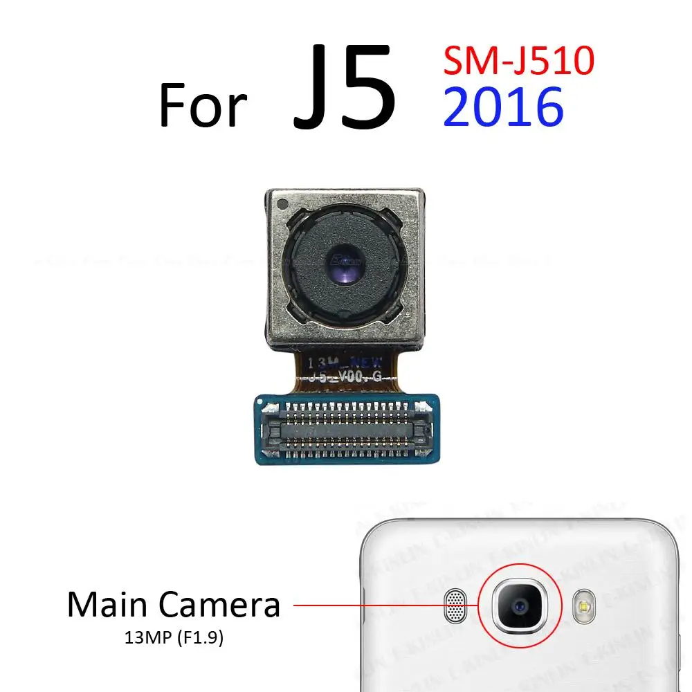 Передняя часть для селфи задняя основная камера запасные части Samsung Galaxy J3 J5 J7 Pro 2017