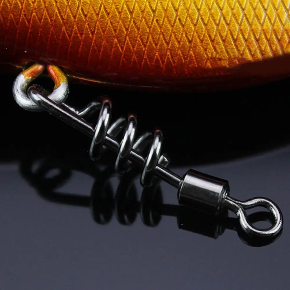 

20Pcs Stainless Steel 8 Shape Fishing Snap Hooks Swivel Connector Fish Tackle Fishing Tools