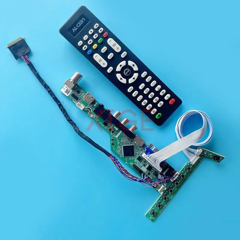 Плата контроллера ЖК-дисплея подходит для LT133EE10000 LT133EE09100/300 40-контактный LVDS VGA + HDMI