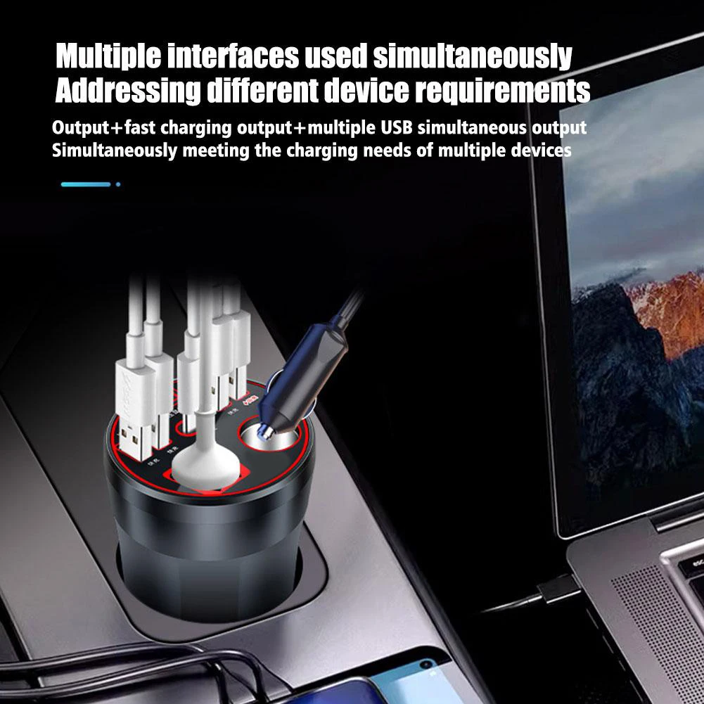 Компьютеры USB-выход Автомобильный инверторный разъем Длина USB-кабеля Входное
