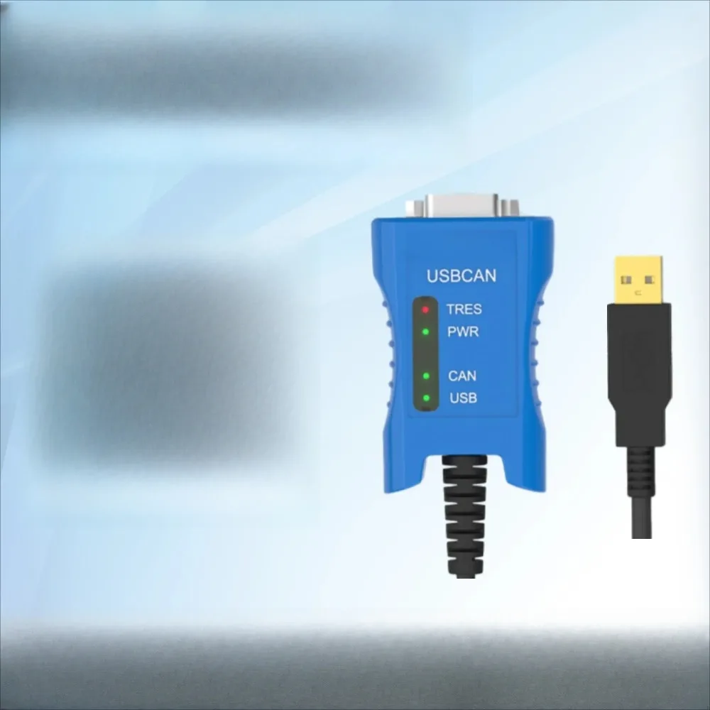 Фото Электронный портативный 2-канальный интерфейсный модуль DB9 USB для анализа протоколов данных шины CAN. №3