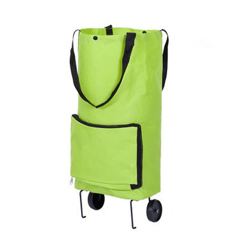 

Cart Tug Trolley Case Wheels Reusable Shopping Bag Cart Women Environmental Foldable Storage Multifunction Shopping Bag