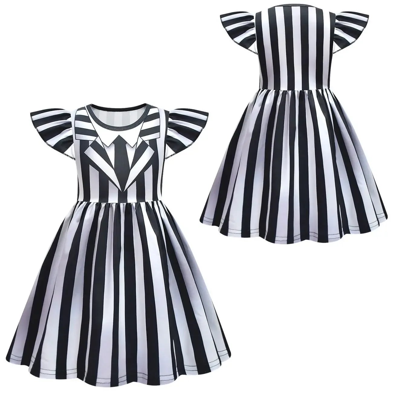 Платье BBeetlejuice2 для девочек детский карнавальный костюм подземного мира на