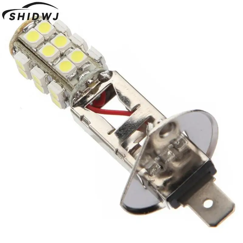 

1 шт. яркий белый H1 HID 25 SMD 3528 Светодиодный автомобиль туман головной светильник лампы AC/DC 12V специальный