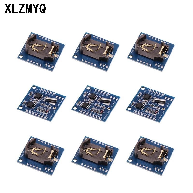 

10 шт./партия, модуль часов I2C RTC DS1307 AT24C32 в режиме реального времени для AVR ARM PIC, крошечные модули RTC I2C, память DS1307, часы, Набор для творчества