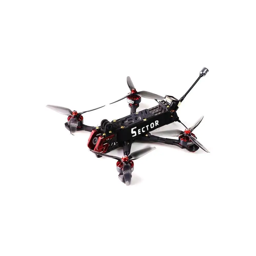 

HGLRC Sector X5 FR Analog 5inch Deadcat FPV Freestyle Drone F722 Mini FC 45A ESC 5.8Ghz VTX Caddx Camera 2306.5 2207.5 Motor