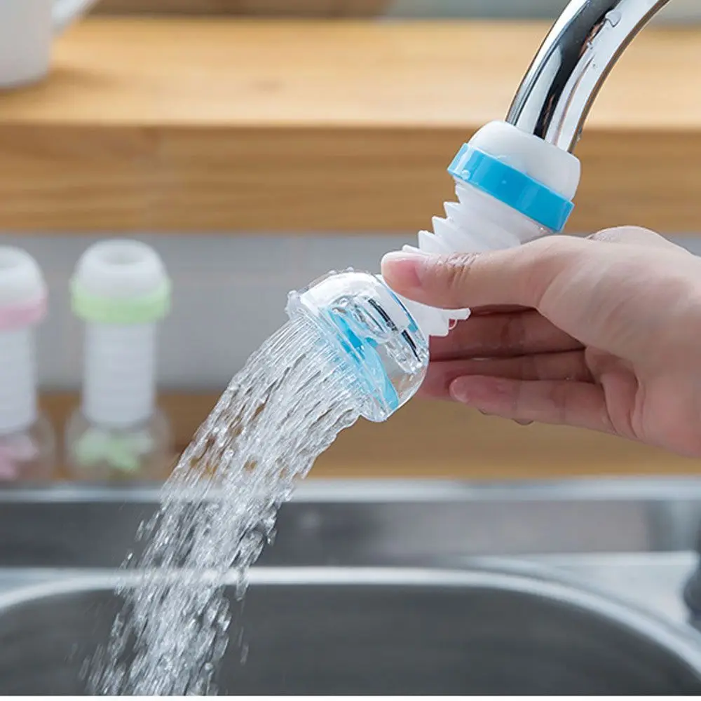 

360 Degree Rotatable Spray Head Tap Durable Faucet Filter Nozzle 3 Modes Kitchen Tap Nozzle Tap Filter Faucet