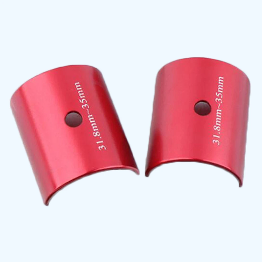 

31.8-35mm Red Aluminum Alloy Bike Handlebar Shim Spacer Stem Reducer Extension Converter Adapter Bicycle Parts