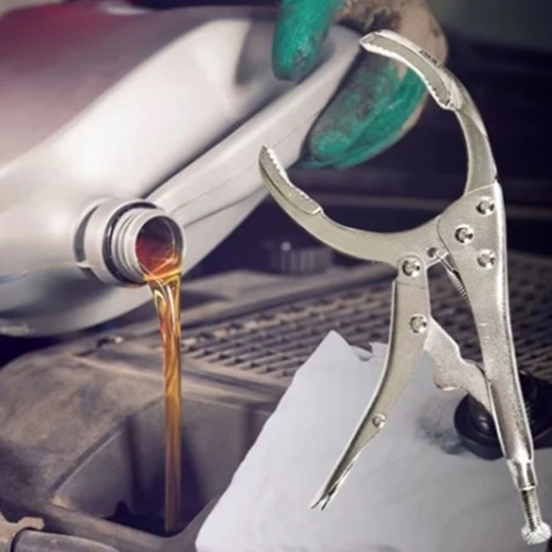 Щипцы для масляного фильтра с фиксатором длинный инструмент снятия механиков и