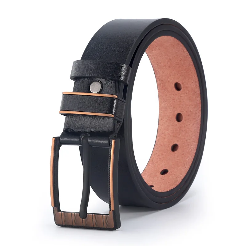 Men'S Belt Designer Brand Cowhide Fashion Cowboy Belt