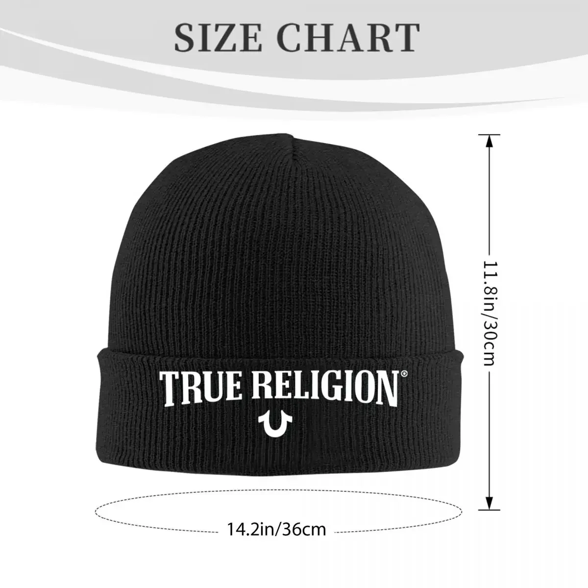 TRUES RELIGIONS Beanie Hats Bonnet Men Women Unisex Casual Gym Skullies Beanies Winter Custom Warm Caps
