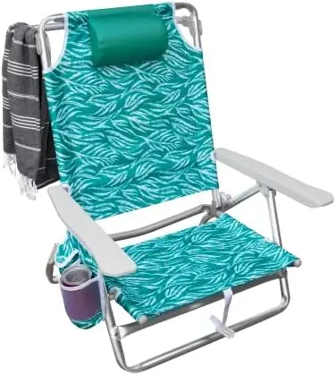 

Beach Chair, One Size, Aluminum, Tropical