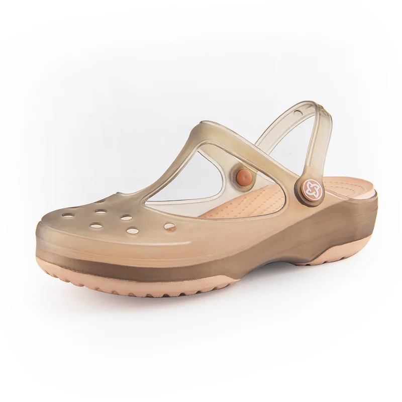

Cave Shoes Women's Sandals New Summer Wear Slippers Thick Soled Non Slip Seaside Resort Beach Shoes Sandals
