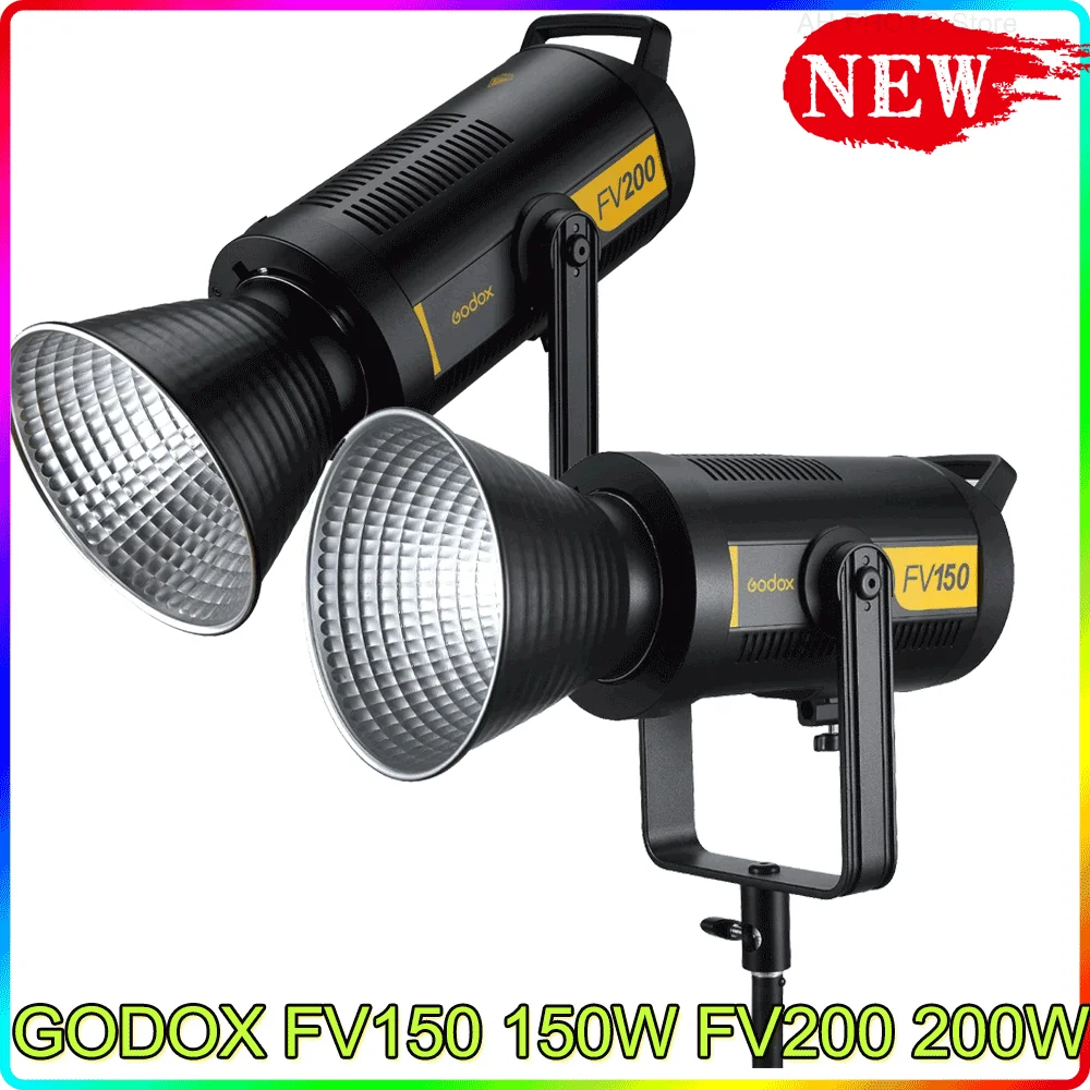 

Godox FV150 150W FV200 200W High Speed Sync Flash LED Light with Built-in 2.4G Wireless Receiver + Remote Control