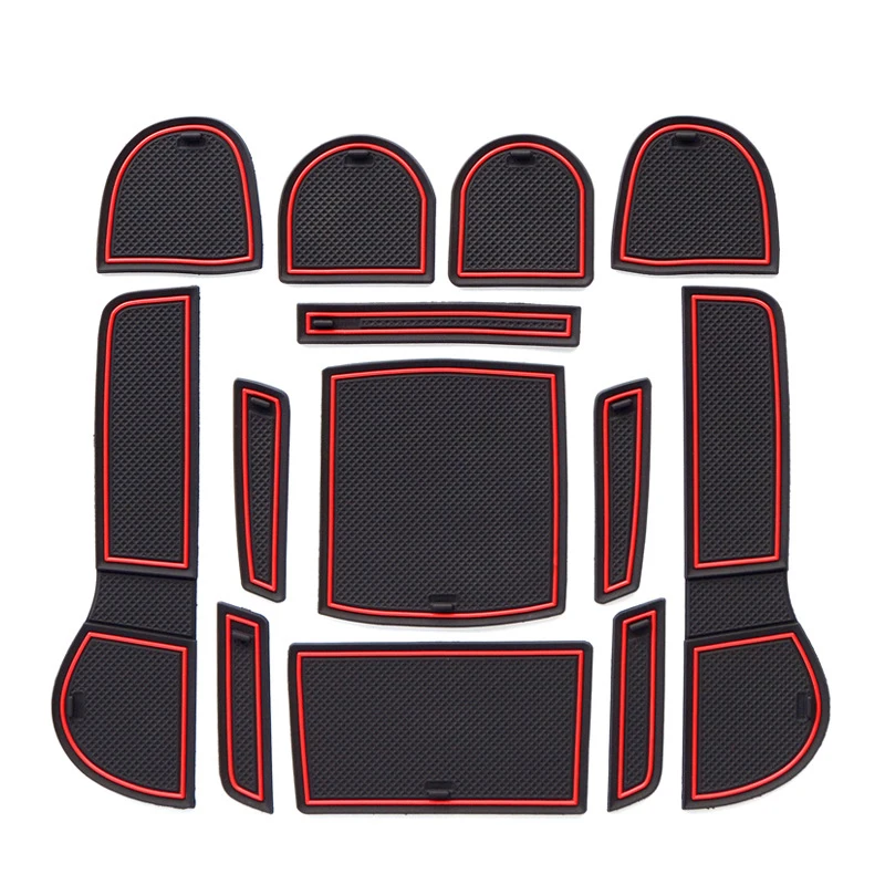 Противоскользящий коврик для SUBARU LEVORG 2016, 2017, 2018, резиновый коврик для двери, подстаканника, автомобильный внутренний слот, Нескользящие коврики, аксессуары