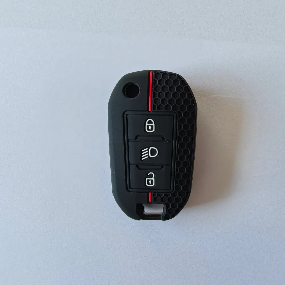 

Силиконовый Чехол Для Ключей Citroen C5 C3 C4 C8 Berlingo Peugeot Partner Rifter 208 308 508 407 2008 3008 Expert - Держатель...