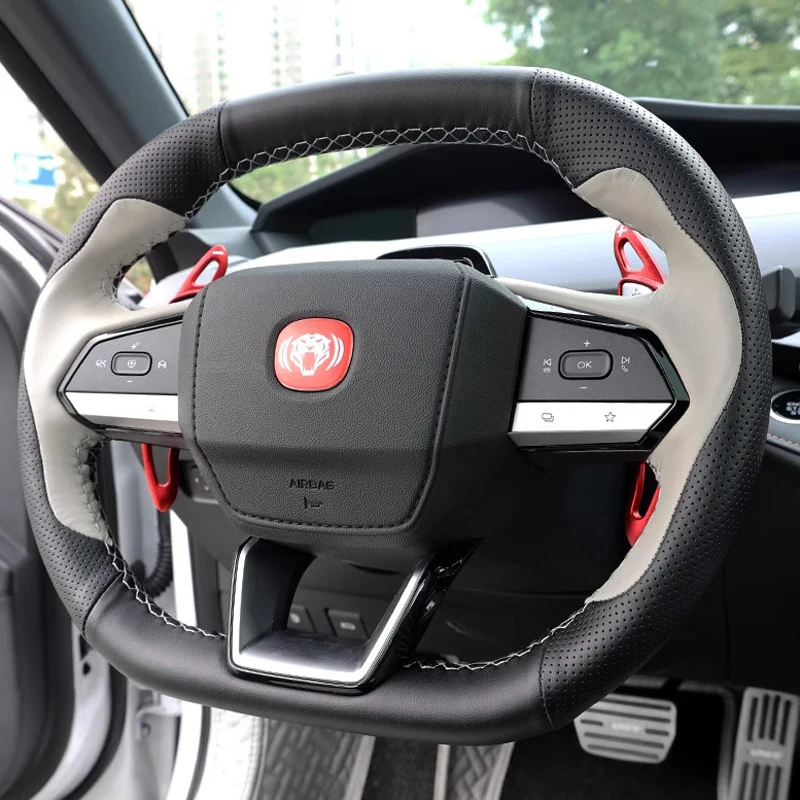 

For Changan UNI-V UNIV 2022 2023 Accessories Car Steering Wheel Metal Shifter Paddle Gear Extender Sticker Styling Sport Kit