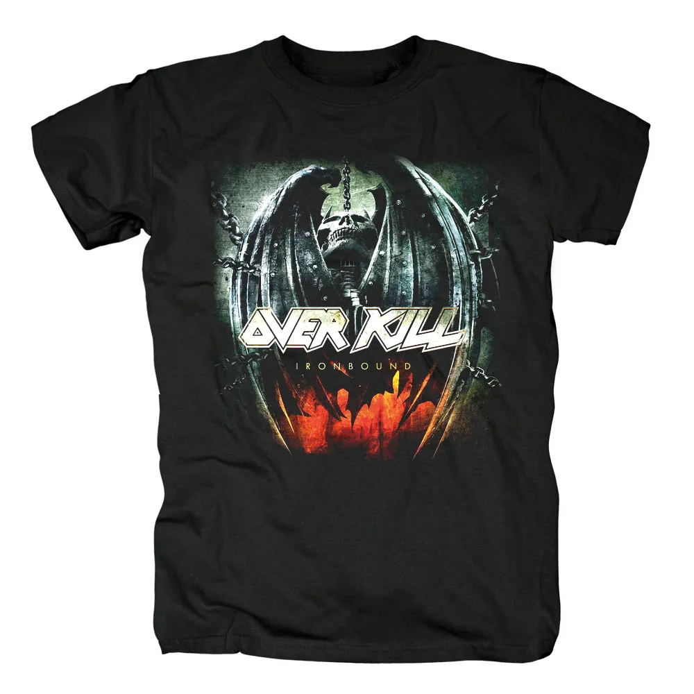 

Bloodhoof Free shipping Overkill The Electric Age new cotton black T-Shirt Asian Size