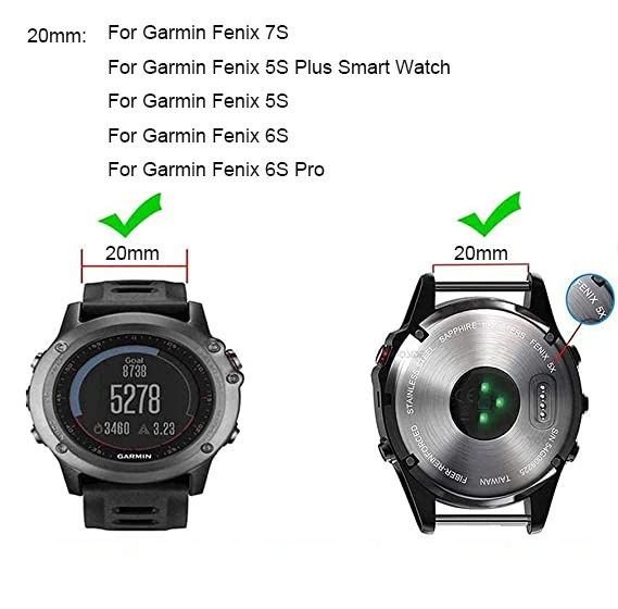 Новый Эластичный Плетеный ремешок Essidi 20 мм для Garmin Fenix 7s 6s Pro 5s Plus спортивный