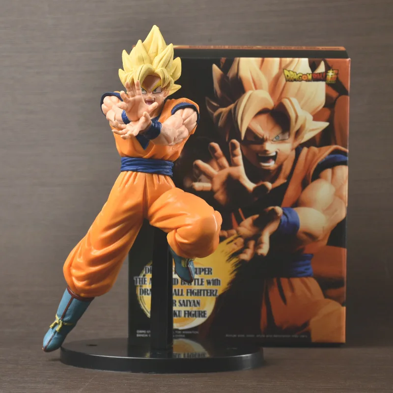 

Dragonball Z Anime Figures Super Saiyan Kamehameha PVC Model Decoration 25cm Doll Toys for Children Birthday Gift Holiday