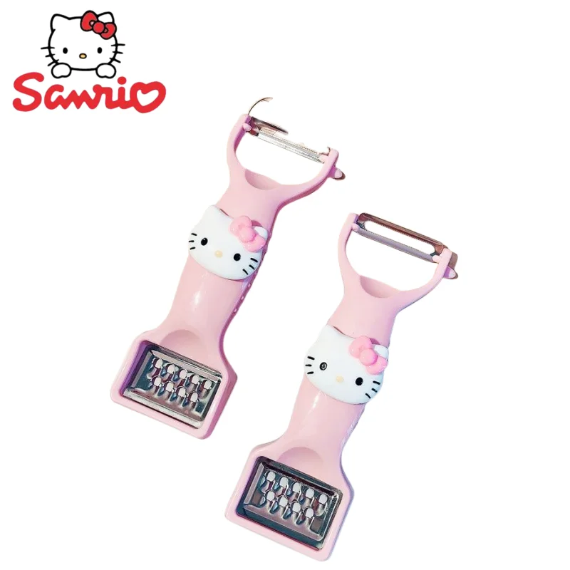 

Мультяшный милый кухонный многофункциональный нож Hello Kitty My Melody Sanrio, нож для чистки фруктов, нож для чистки Яблоков