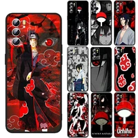 anime uchiha sasuke for oppo reno 7 6 5 4 3 se z f pro plus 4g 5g black phone case silicone cover soft shell funda capa