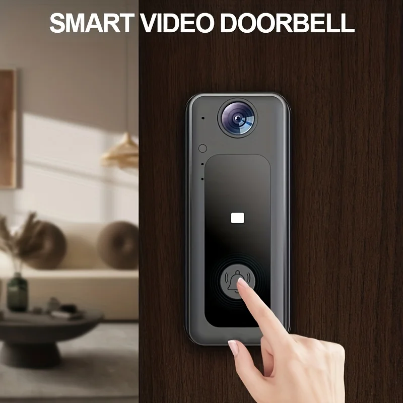 

Wireless Doorbell WiFi Outdoor HD Camera Security Door Bell Night Vision Video Intercom Voice Change For Smart Security System