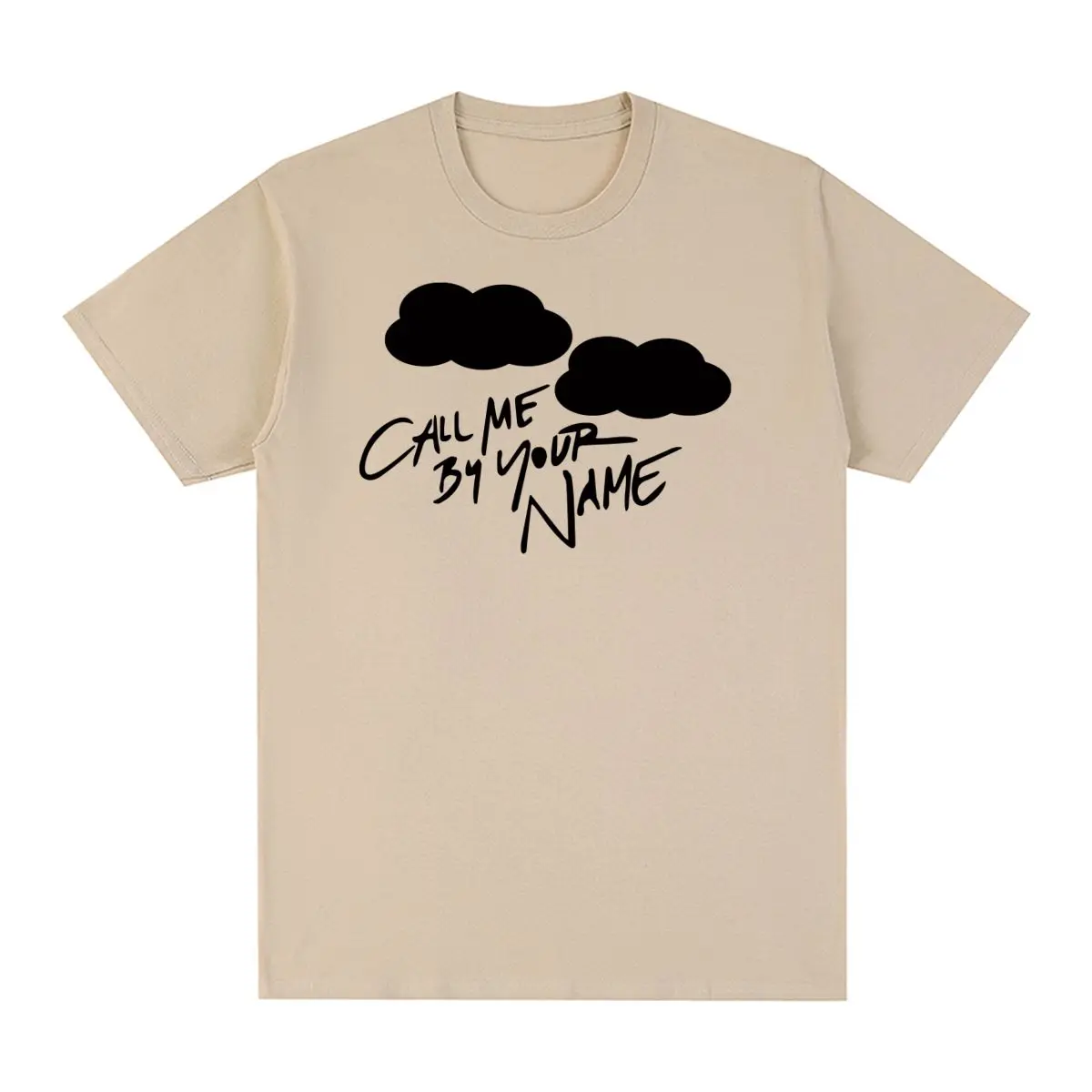 Call Me By Your Name Vintage T-shirt Timothee Chalamet CMBYN Elio Oliver Sweet Love Cotton Men T shirt New Tee Tshirt Women Tops