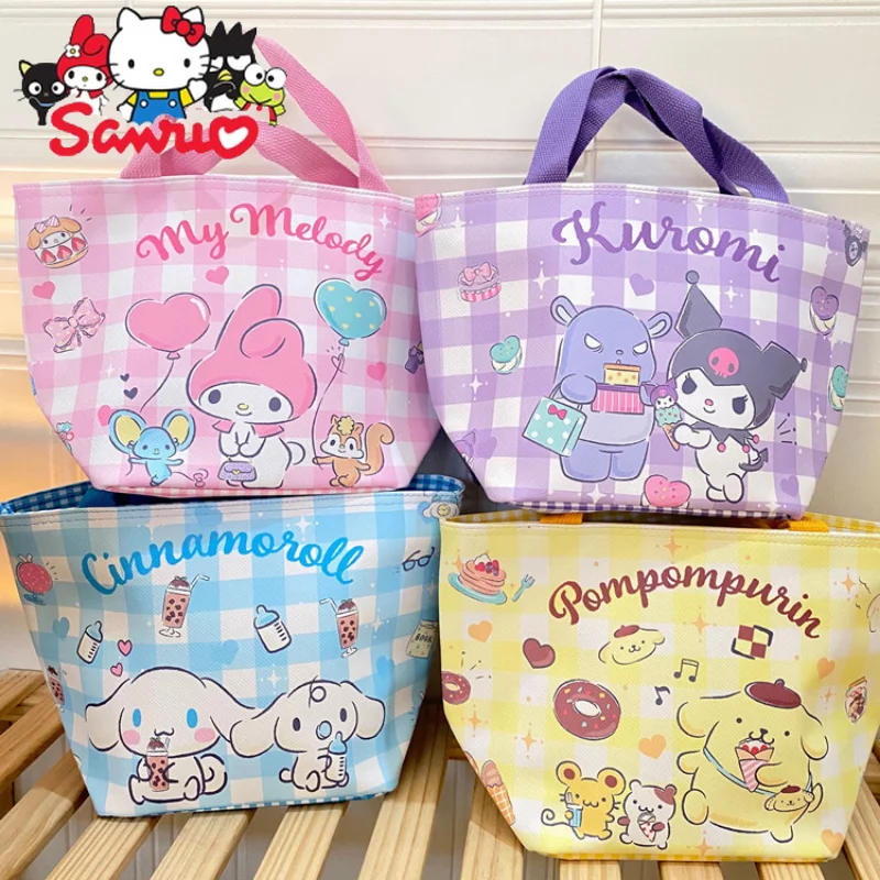 MINISO Melody Kuromi Hello Kitty Cinnamoroll понравико японская мультяшная Милая Мелодия Ланч-бокс