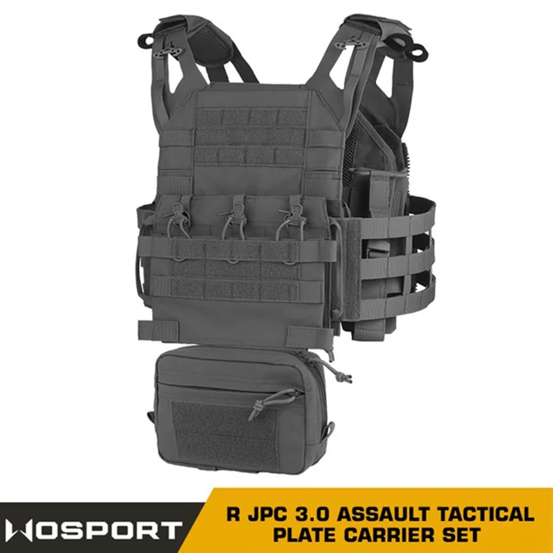 WOSPORT Набор тактических жилетов для плеч и талии Быстросъемный жилет JPC 3.0 ASSAULT