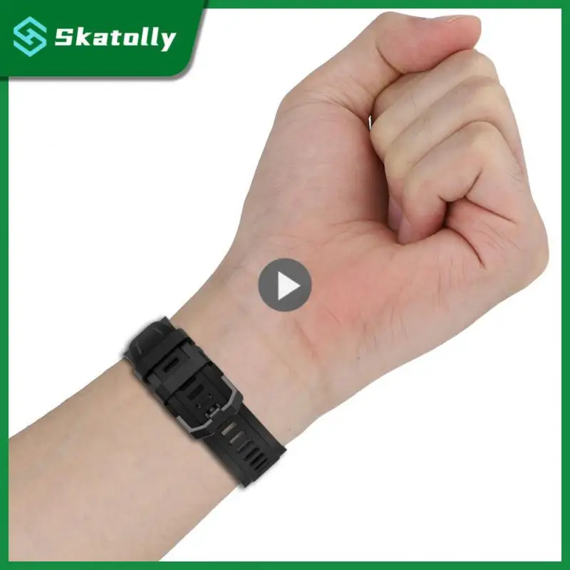 

Multi-color Waterproof Watchband Thickened Watch Bracelet Multi-color Breathable Silicone Strap Smart Accessories With Tool