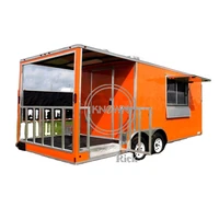 oem 5 7m 18ft length bbq customize food trailer cart street catering trucks with full equipment for sale in kuwait