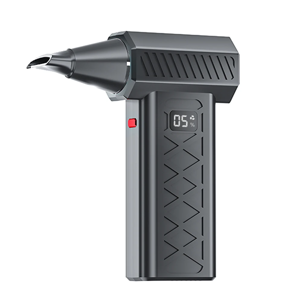 Жестокий вентилятор, 400000 об/мин, мощный турбовентилятор со светодиодным дисплеем и освещением, пылеочиститель, 6 скоростей, бесщеточный вентилятор