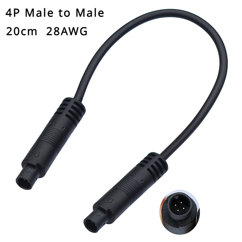 

1/5 шт./лот, 4-контактный разъем «папа-папа/мама-мама», удлинитель камеры заднего вида, 4P, автомобильный видеокабель, 20 см