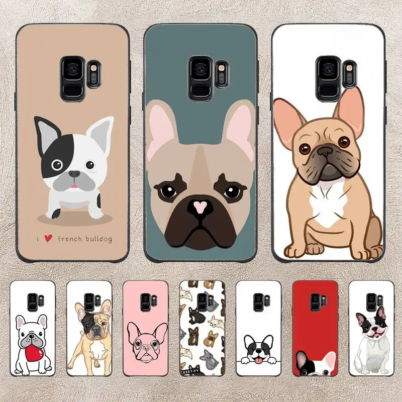 

French Bulldog Cartoon Phone Case For Samsung Note 8 9 10 20 Case For Note10Pro 10lite 20ultra M20 M31 Funda Case