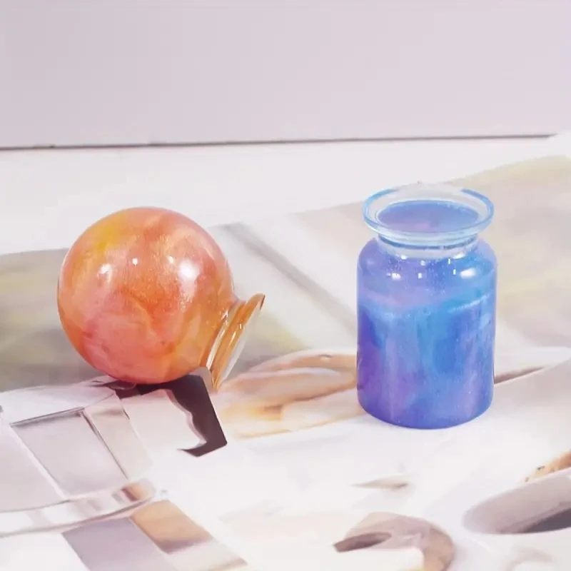 Маленькая полимерная бутылка для хранения рукоделия 12 шт