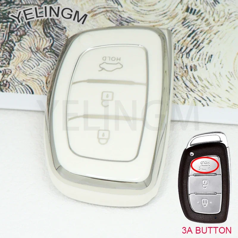 Складной чехол из ТПУ для автомобильного ключа Hyundai Tucson Sonata Santa Fe Elantra Accent Solaris Verna
