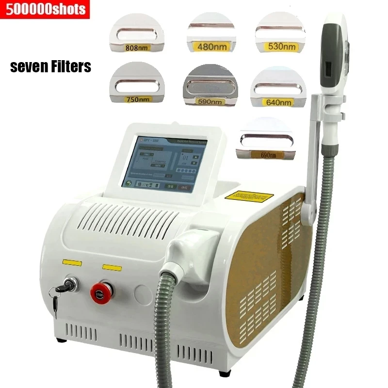 

opt ipl laser removal machine 480/530/590/640/690/750/808nm permanent painless skin care rejuvenation beauty instrument