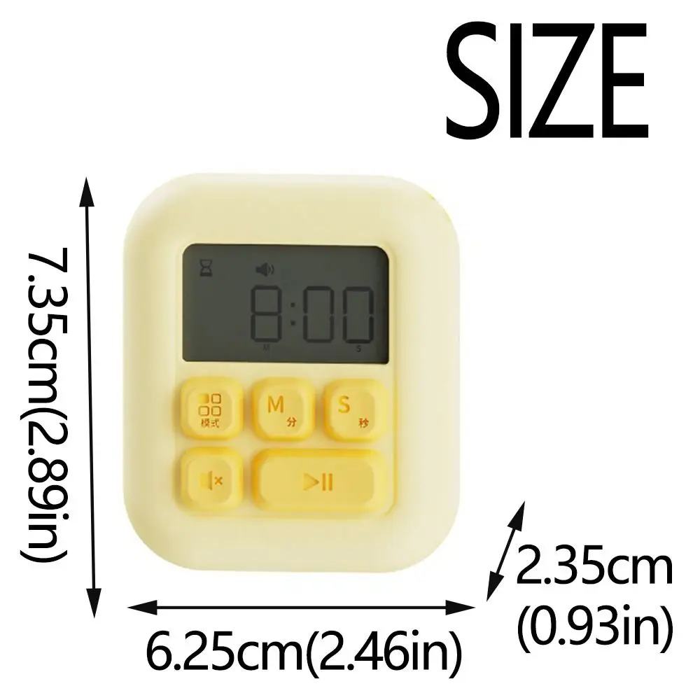 Прочный креативный цифровой будильник портативный кухонный таймер для