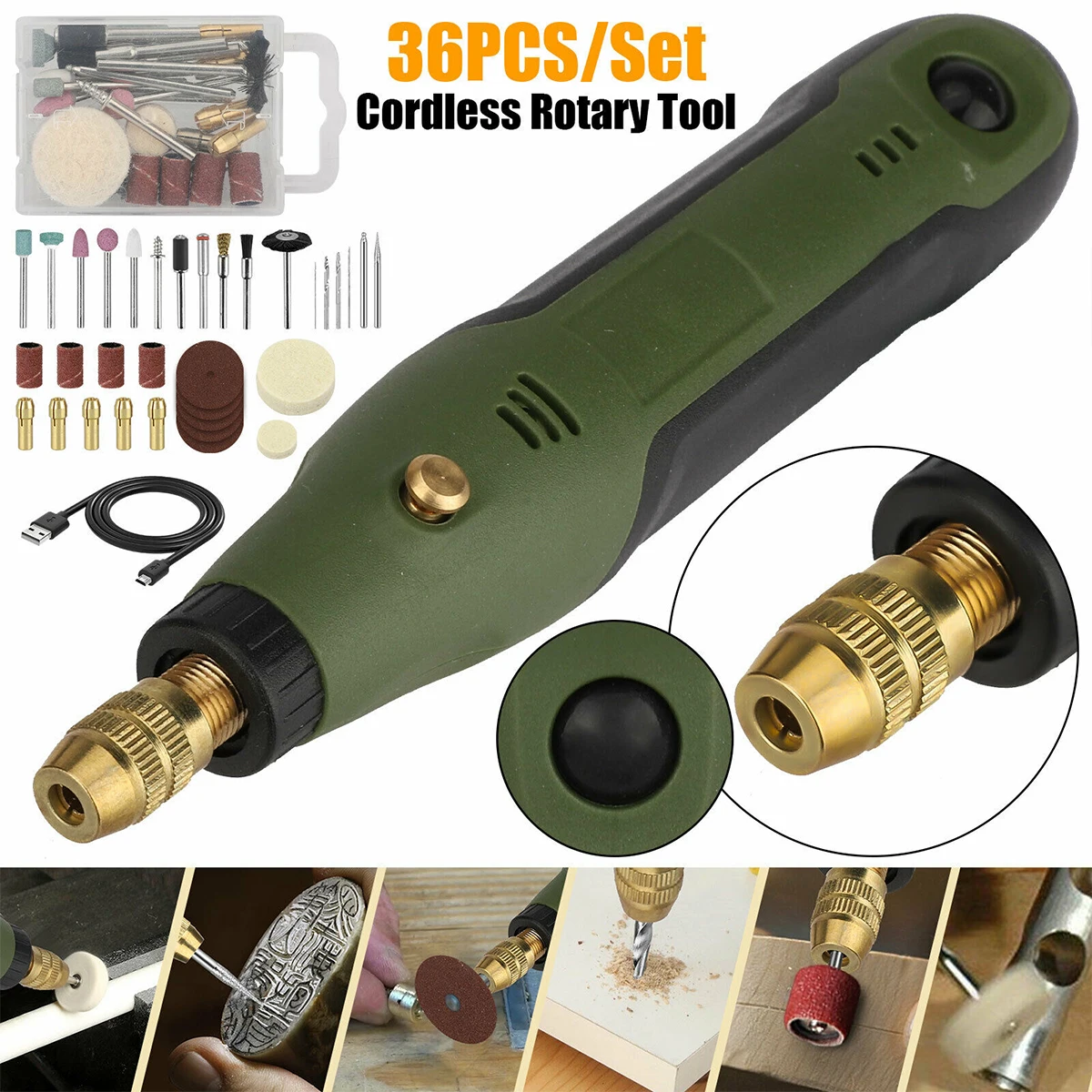 

Электрическая дрель с аксессуарами Dremel, 3,6 В