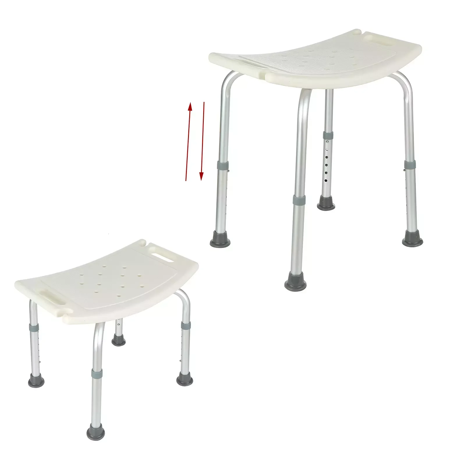 

NEW2023 Non Slip Bath Chair Bench Aid bathroom And Shower Chair Folding Chairs Stool Height Adjustable Non Slip Toilet Seat for