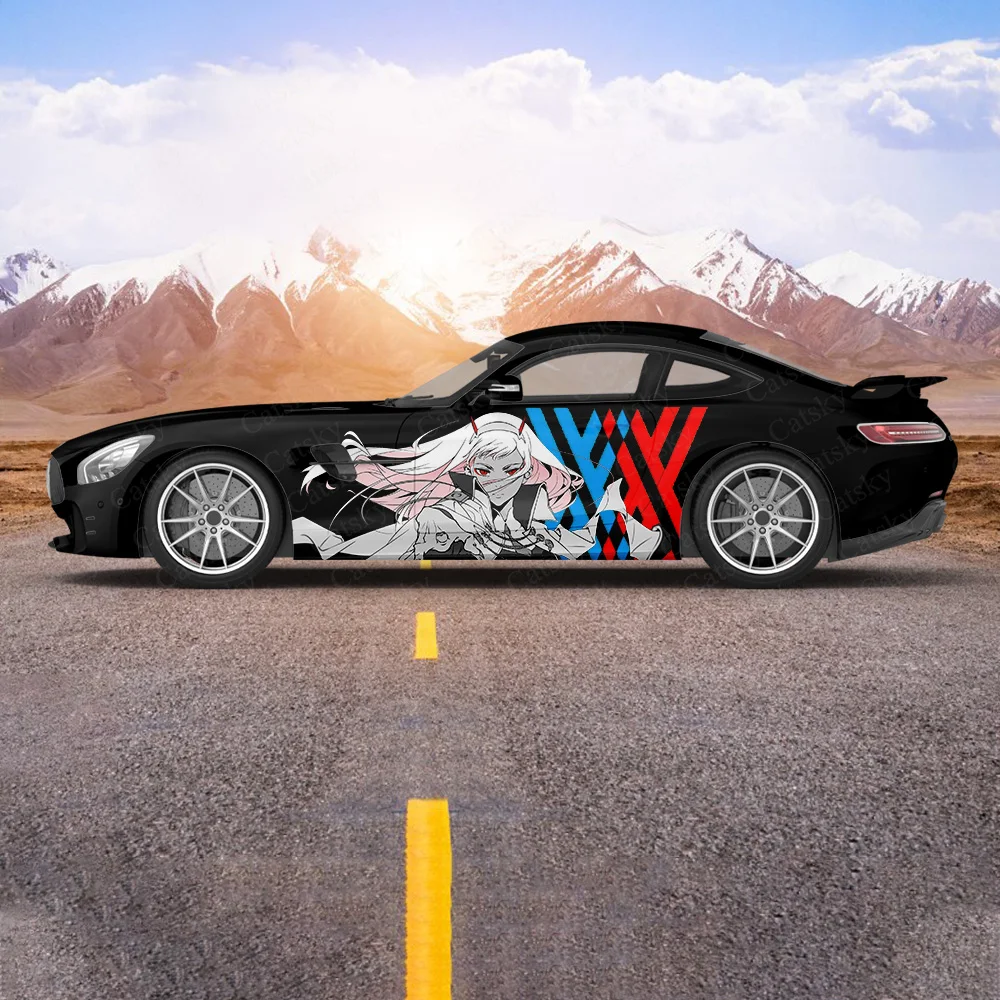 

Anime Darling In The FranXX Car Body Stickers Anime Itasha Vinyl Car Side Decal Sticker Zero Two Universal PVC Car Sticker